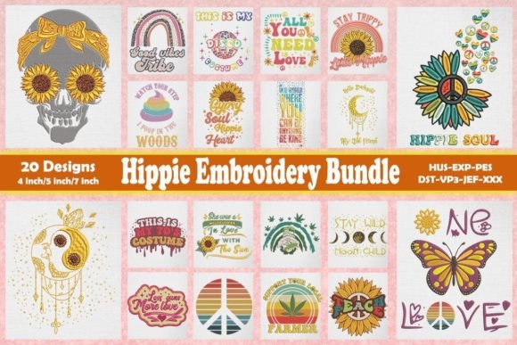 Hippie Embroidery Bundle 1