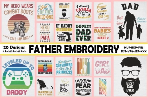 Review: Father Embroidery Bundle